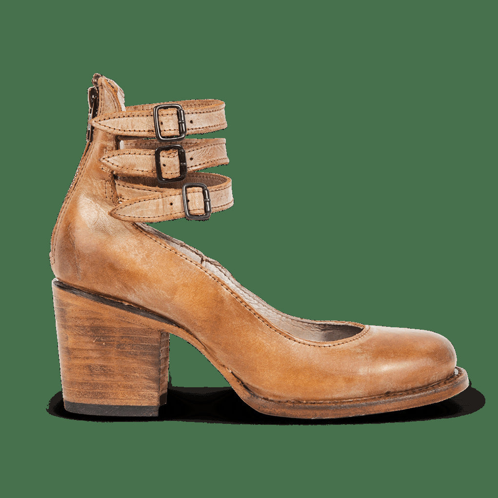 Escarpins à talons hauts à trois boutons pour femme, imprimé serpent