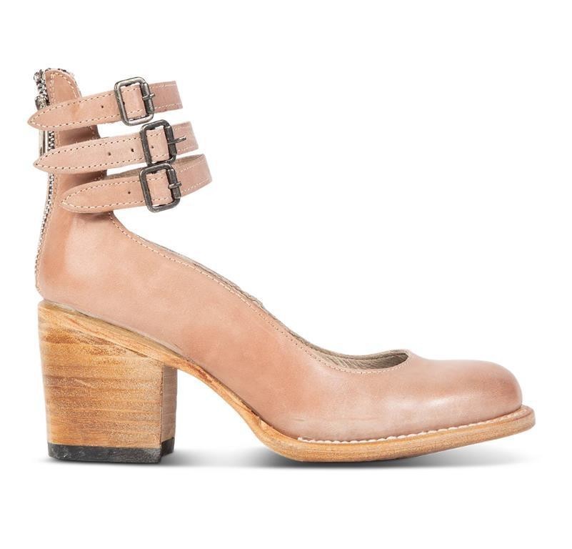 Escarpins à talons hauts à trois boutons pour femme, imprimé serpent
