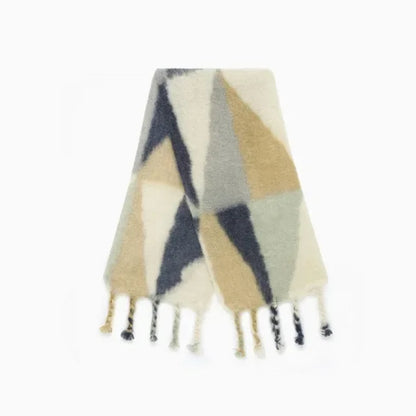 Écharpe Mohair Dégradé Épais